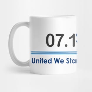 United we stand Devided we fall - Shirts in solidarity with Israel Mug